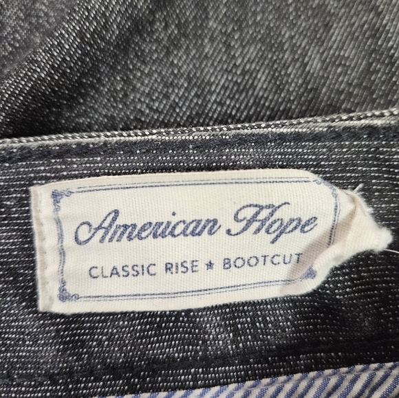 Tommy Hilfiger Black Denim Bootcut Jeans Size 4 Women's‎ American Hope - Picture 10 of 13